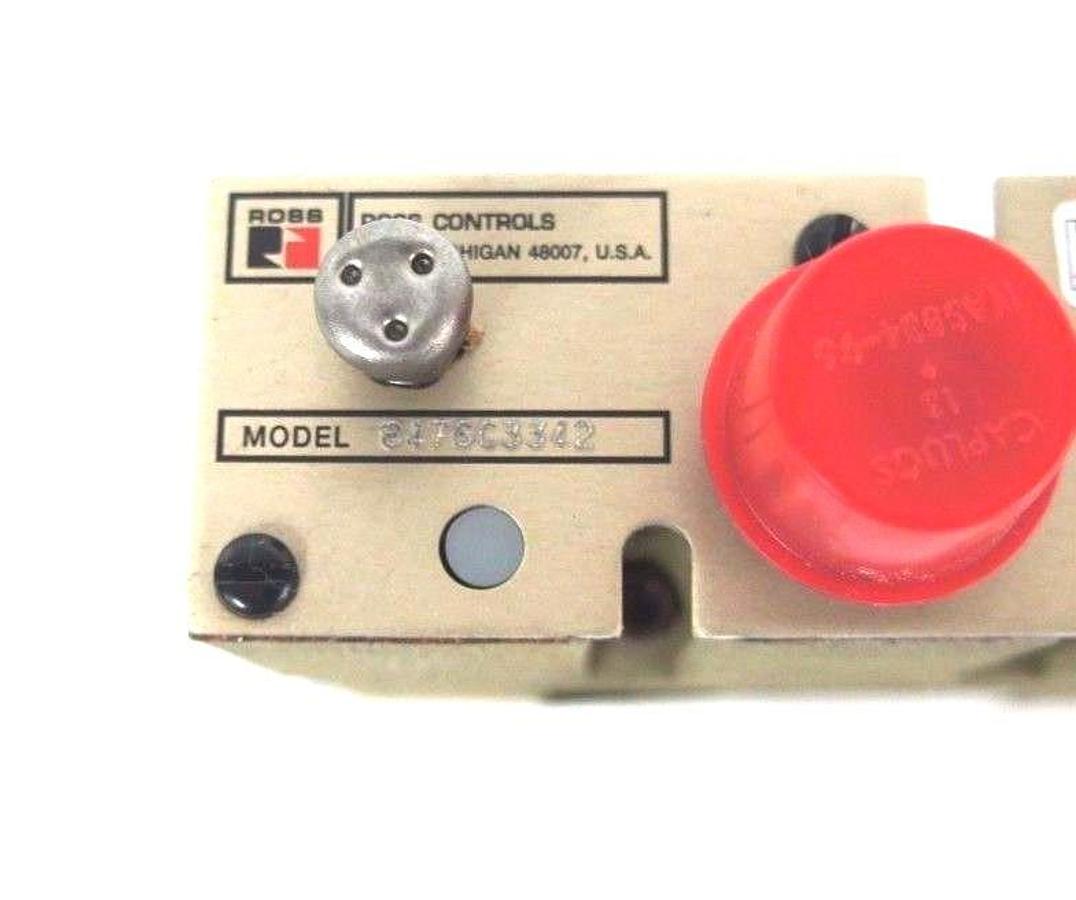 Used NEW ROSS CONTROLS 8476C3342 PILOT VALVE 2-10BAR, 24VDC
