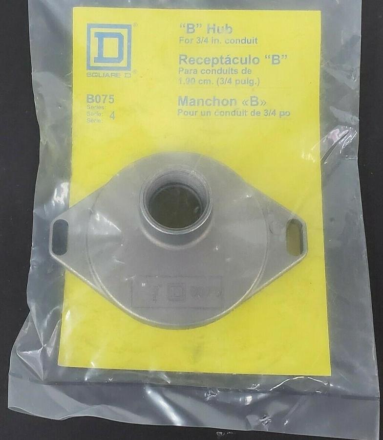 Used NEW SQUARE D B705 "B" HUB 3/4''