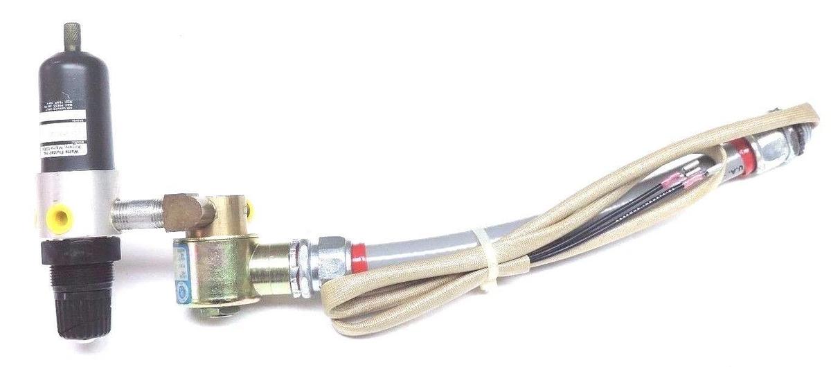 NEW SKINNER C2D1710C VALVE 90PSI, 1/8 ORIFICE W/ WATTS 8548-02DGC REGULATOR