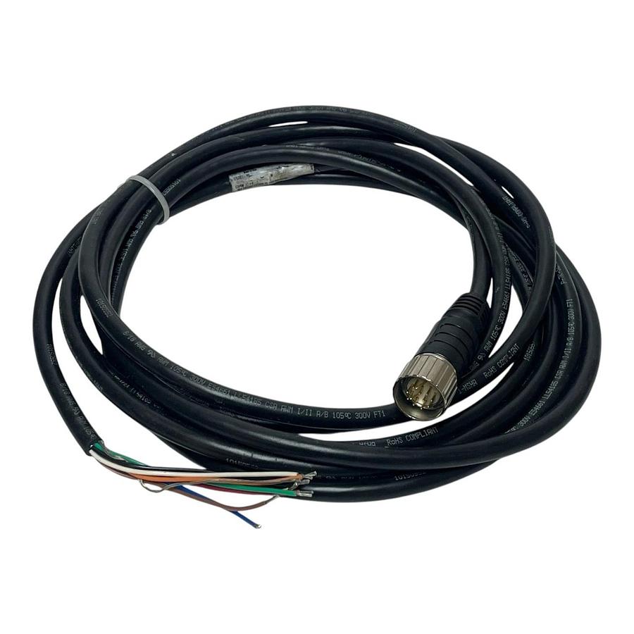 Turck CSRM 12-8-5 Multifast Cordset M23 Male Straight 5m (16.4ft) 8-Wire NEW