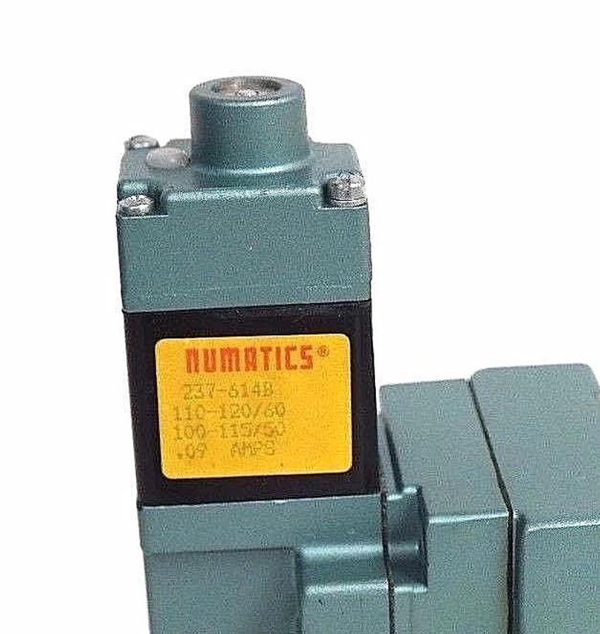 NEW NUMATICS 555BA43AK VALVE 554BA400K, AMPS: .09, 237-614B COIL