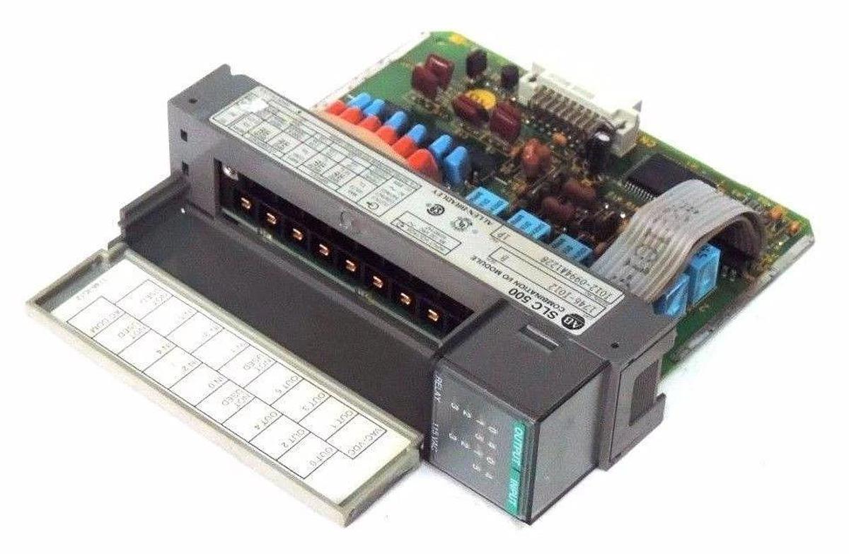 Used ALLEN BRADLEY 1746-IO12 COMINATION I/O MODULE SER B 1746IO12 W/O WIRING HARNESS