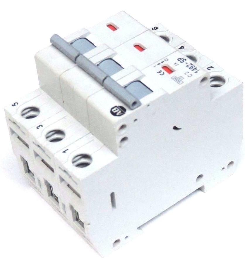 Used ALLEN BRADLEY 1492-SP3C020 SUPPLEMENTARY PROTECTOR 1492SP3C020, SER. C
