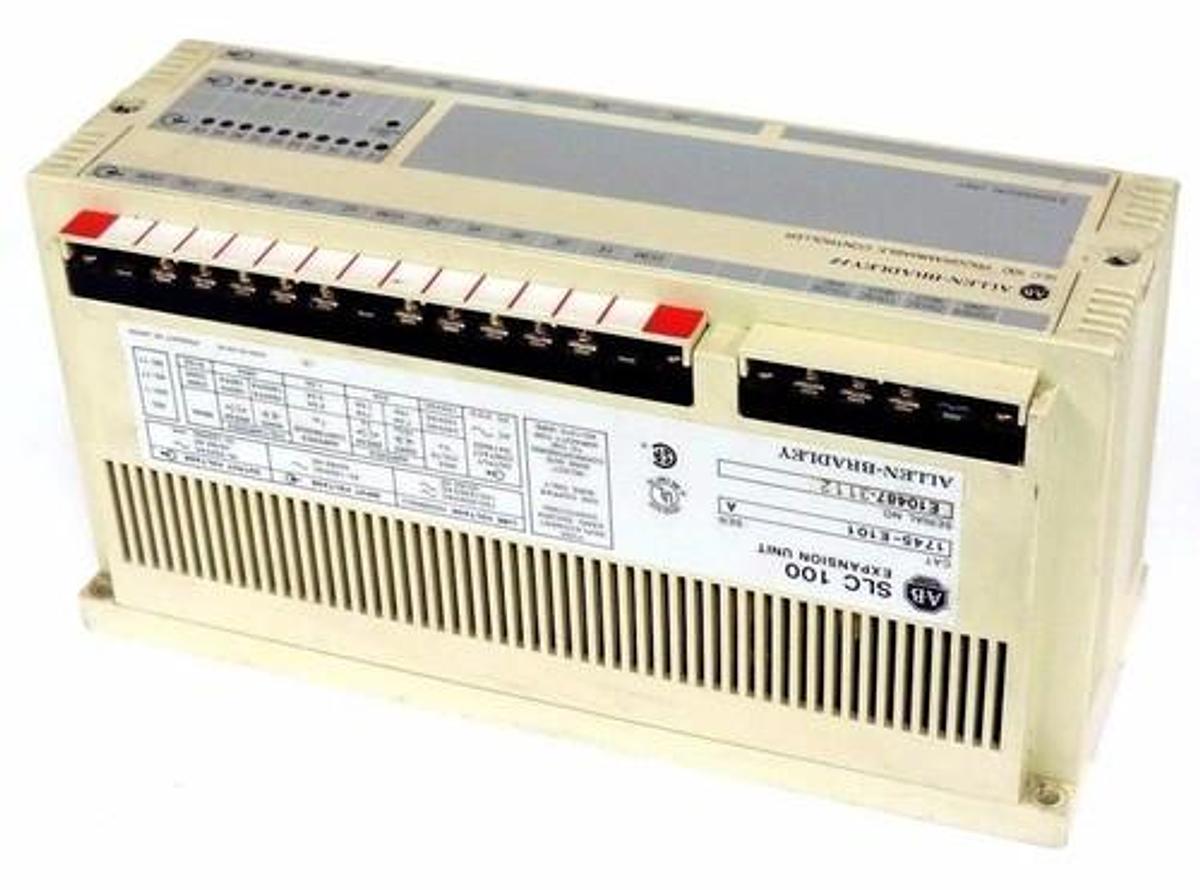 Used ALLEN BRADLEY 1745-E101 EXPANSION UNIT SER A SLC 100 1745E101