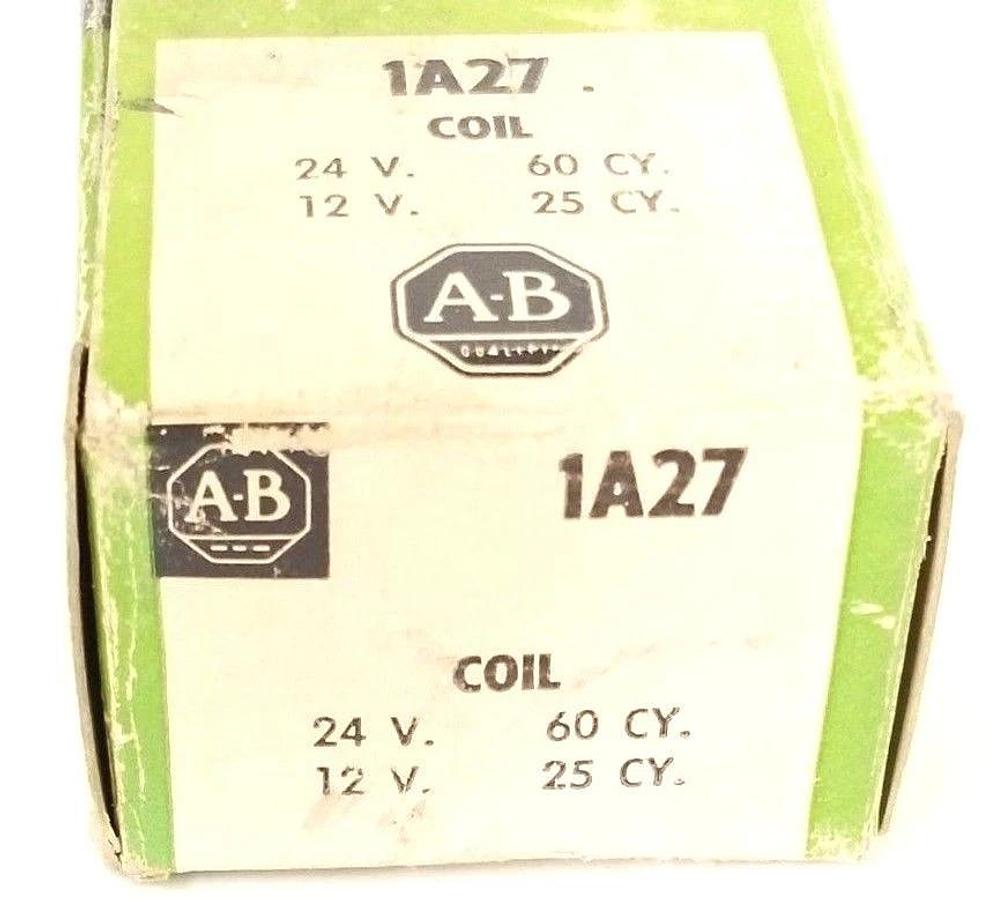 Used NIB ALLEN BRADLEY 1A27 COIL 12-24V 25-60CY