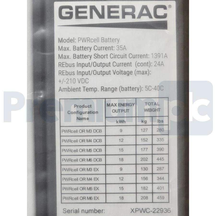 Generac APKE00028 | PWRcell Outdoor Rated 3R Battery Cabinet Enclosure NSMP