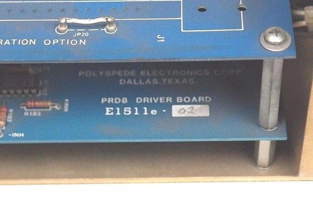 Used POLYSPEDE MODEL PRD8-200 ADJUSTABLE SPEED DRIVE 2HP, 1 PHASE, PRD8200