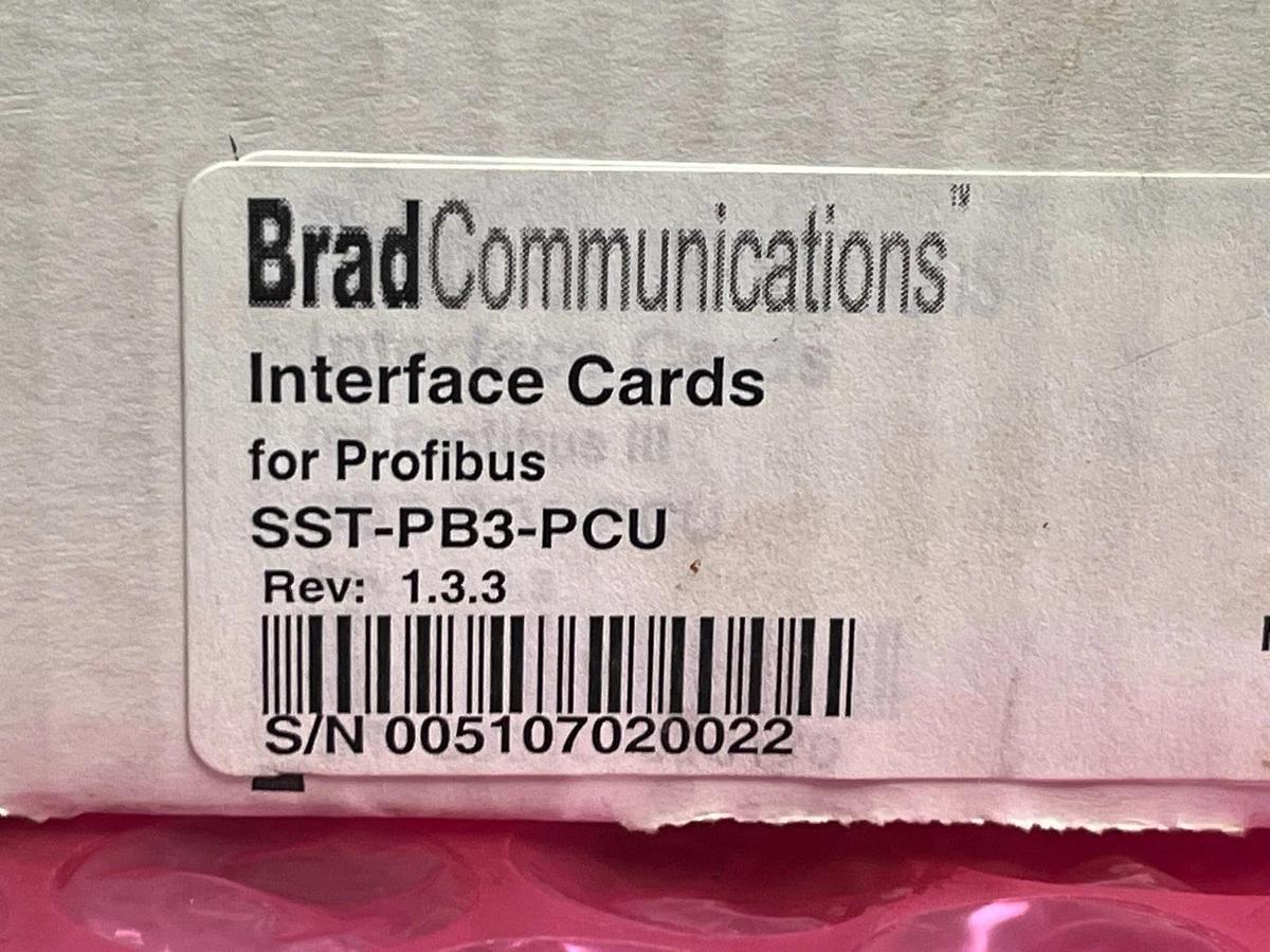 Used Woodhead SST-PB3-PCU PROFIBUS Interface Card Rev: 1.3.3 + CD-ROM V1.2