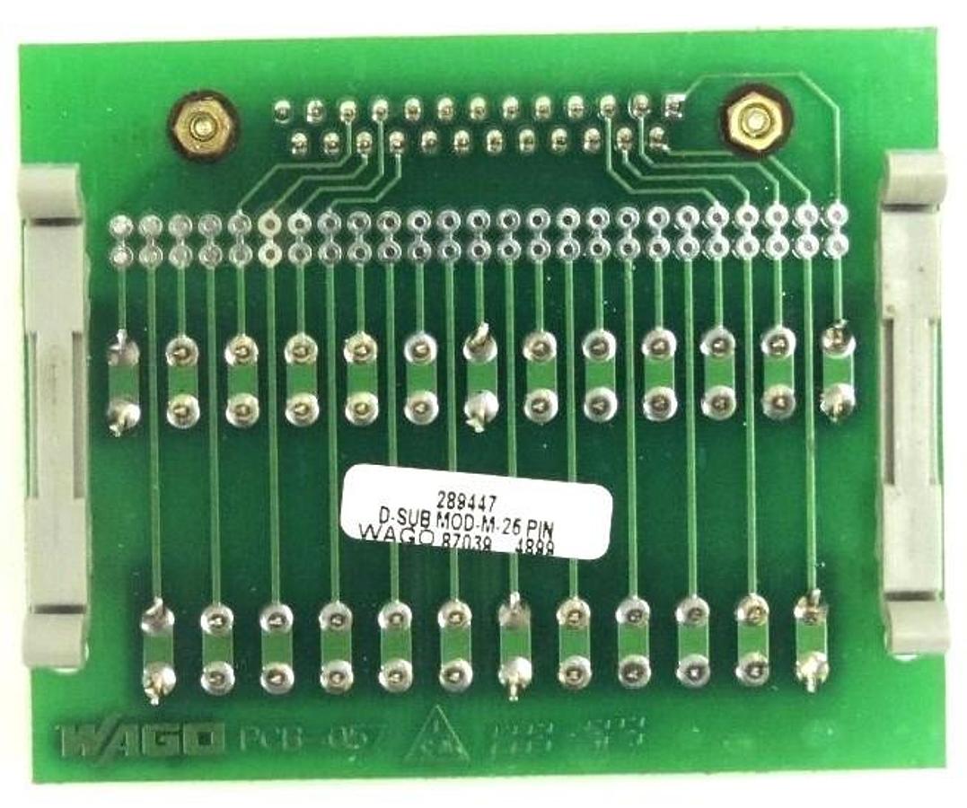 Used NEW WAGO PCB-057 D-SUB MOD-M-25 PIN, 289447