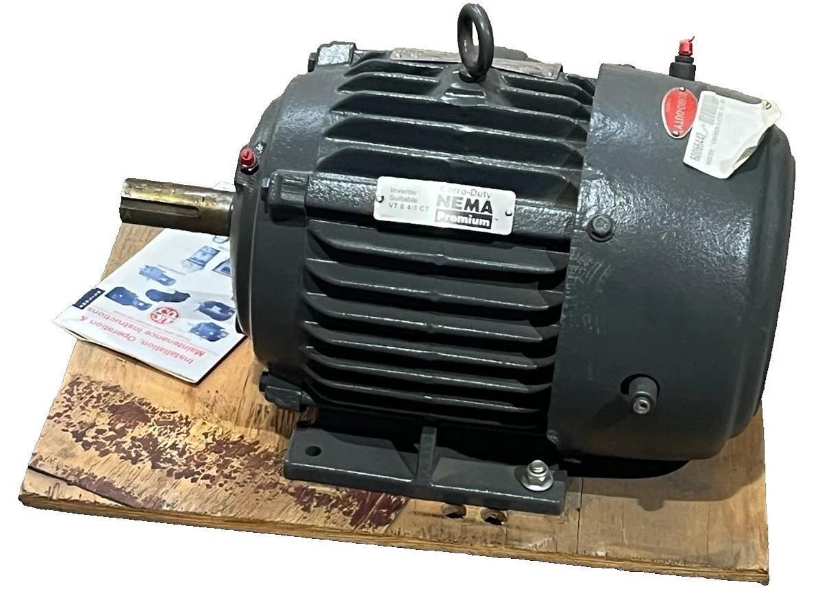 Emerson 5HP AC Motor 3515 RPM 230/460V Frame 184T Type TCE TEFC C5P1B 5839