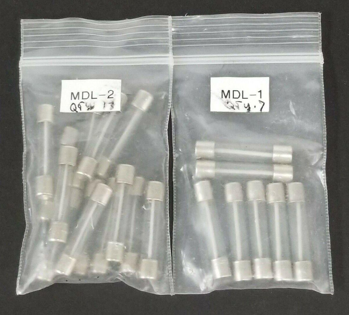 Used LOT OF 7 NEW COOPER BUSSMANN MDL-1 & (13) MDL-2 FUSES