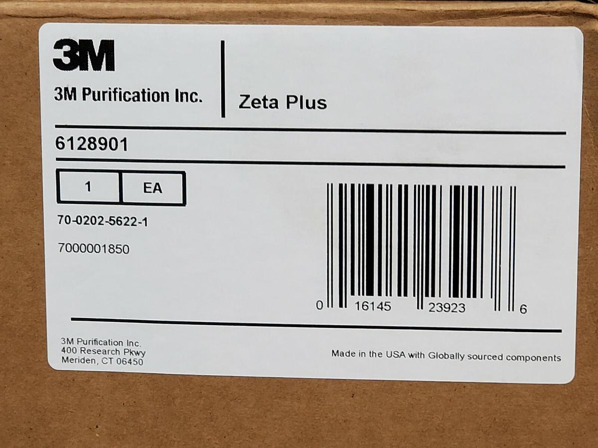 Used NIB 3M PURIFICATION 6128901 ZETA PLUS CAPSULE SYSTEM MANIFOLD SET 70020256221
