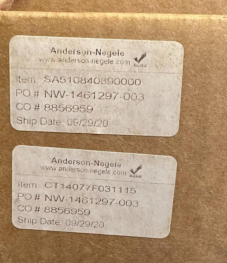Used NEW ANDERSON NEGELE CT14077F031115 / SA510840890000 TRANSMITTER & HOUSING 2020