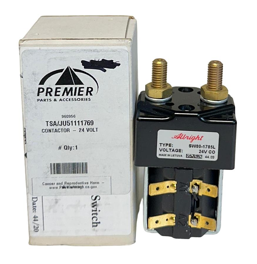 Used JUNGHEINRICH ALBRIGHT 51111769 / JU51111769 / SW80-1785L OEM CONTACTOR 24V NSMP