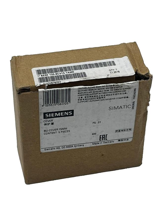 Used (15) Siemens 6ES7133-6CV15-1AM0 ET 200SP Base Unit Terminal Box Covers