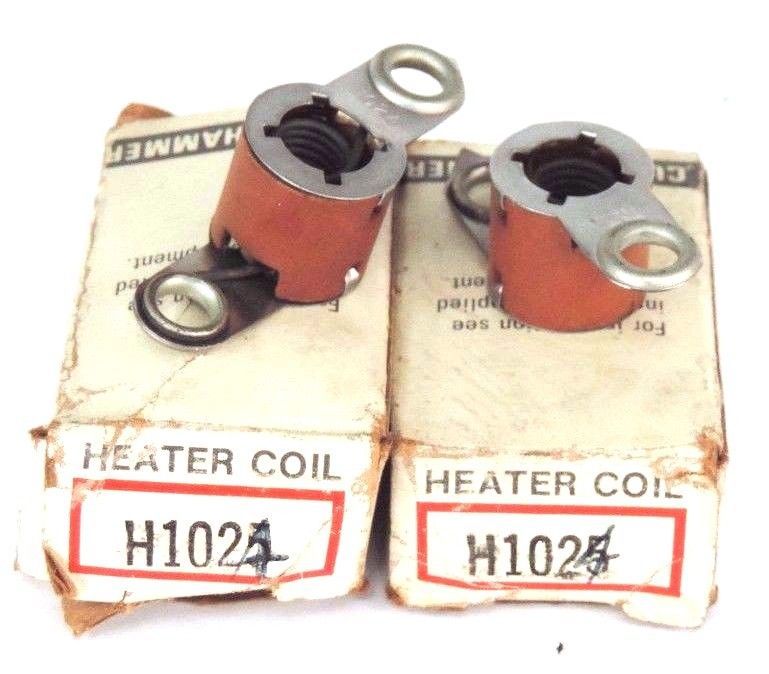 Used LOT OF 2 NIB CUTTLER-HAMMER H1024 OVERLOAD HEATING ELEMENTS