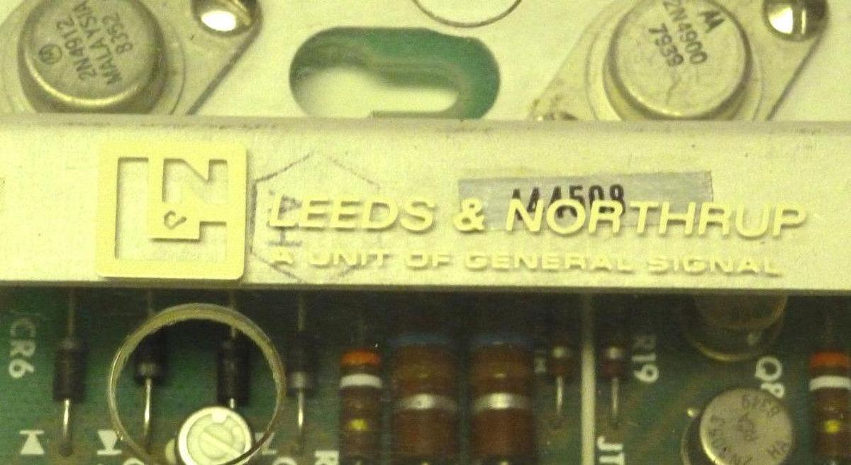 Used LEEDS & NORTHRUP 444508 94V-0 NAPC-2A 8347T DRIVER BOARD AMPLIFIER