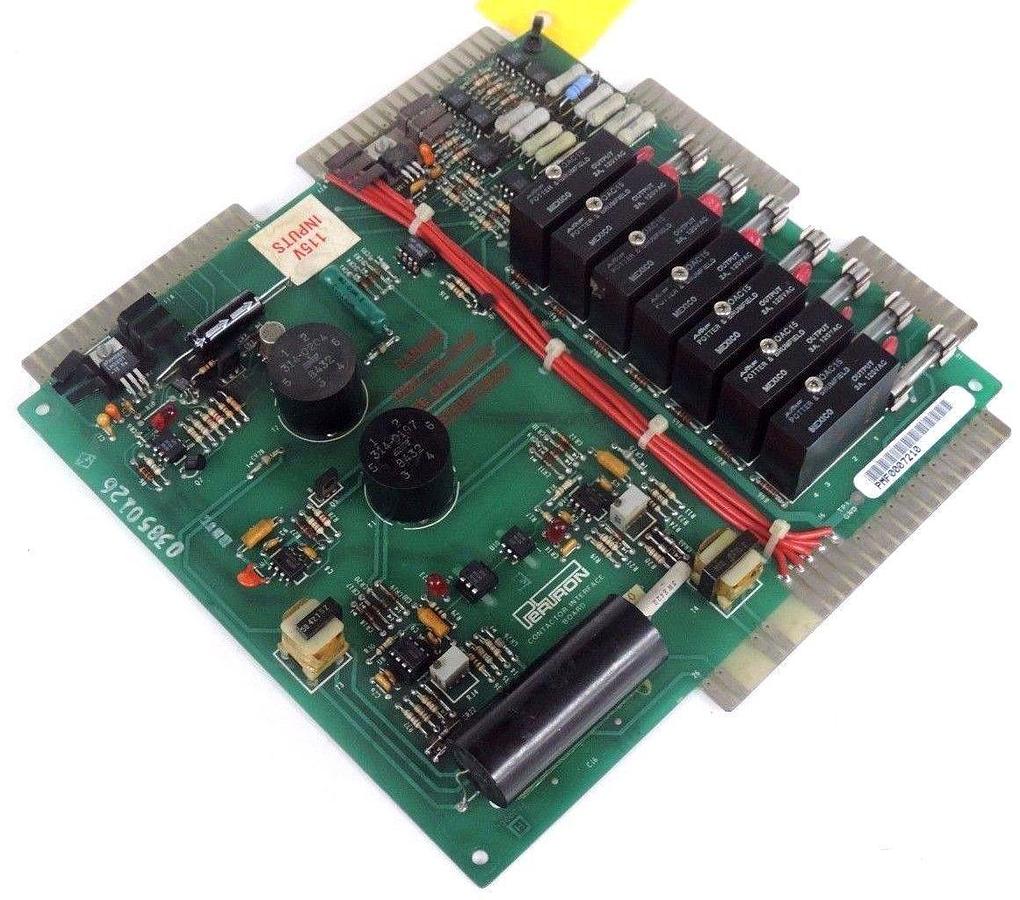 Used REPAIRED PERTRON 1400262-110 CONTACTOR INTERFACE BOARD 1400262110