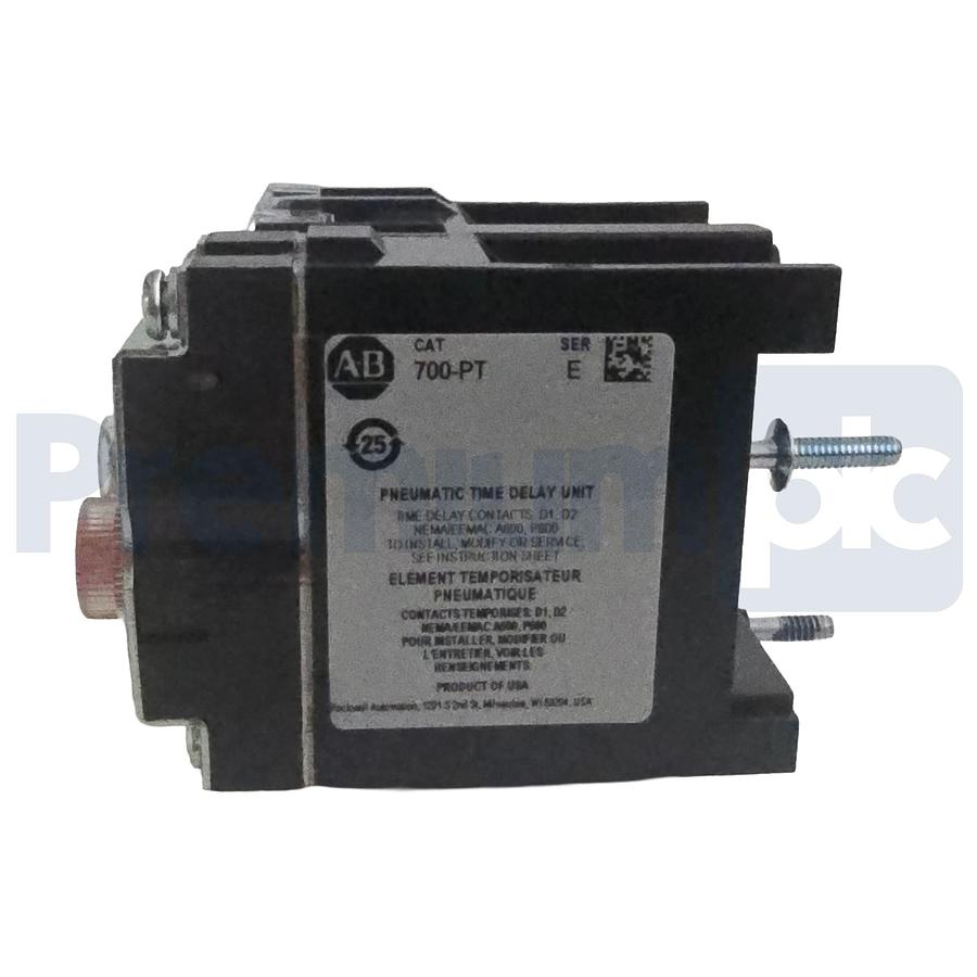 Used Allen-Bradley 700-PT /E Pneumatic Time-Delay Attachment 0.1-60s 10A 700PT NSMP