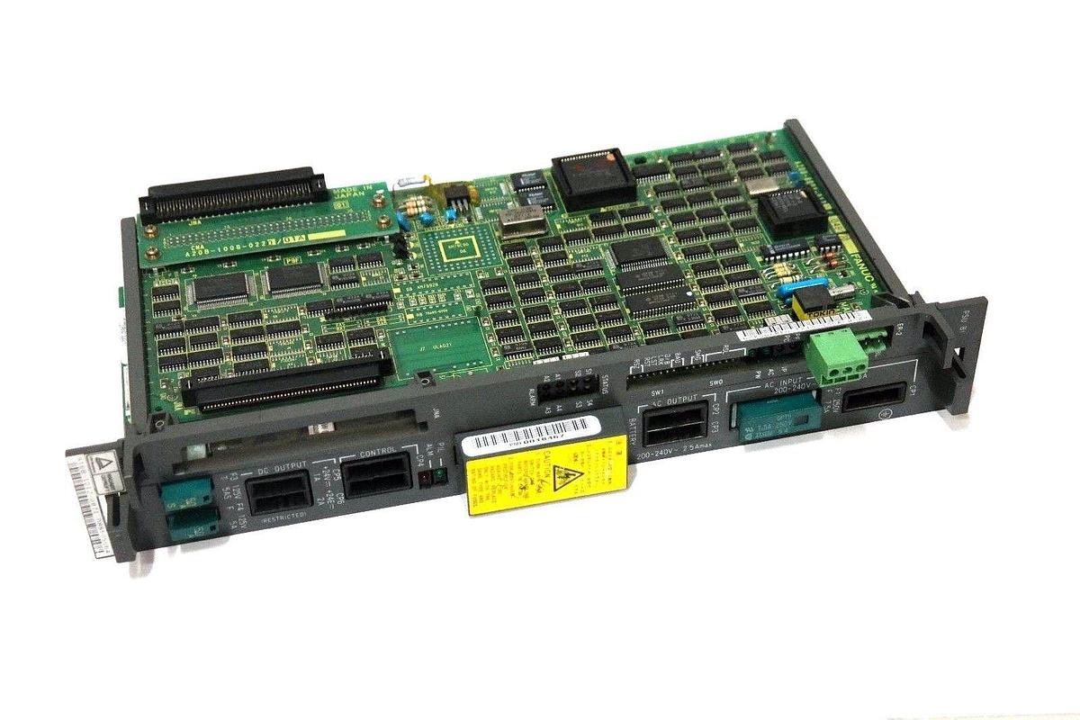 Used FANUC A20B-8001-0121/04B PROCESSOR W/ A16B-1212-0871/08B POWER SUPPLY REPAIRED