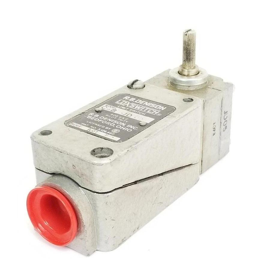 Used R.B. DENISON LOXSWITCH C4B-JD05 LIMIT SWITCH, 600VAC, C4BJD05
