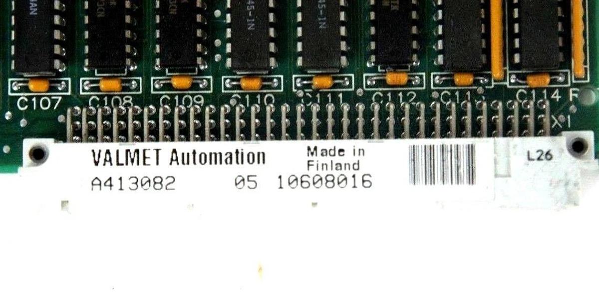 Used VALMET-AUTOMATION A413082 CPU BOARD 32 8M