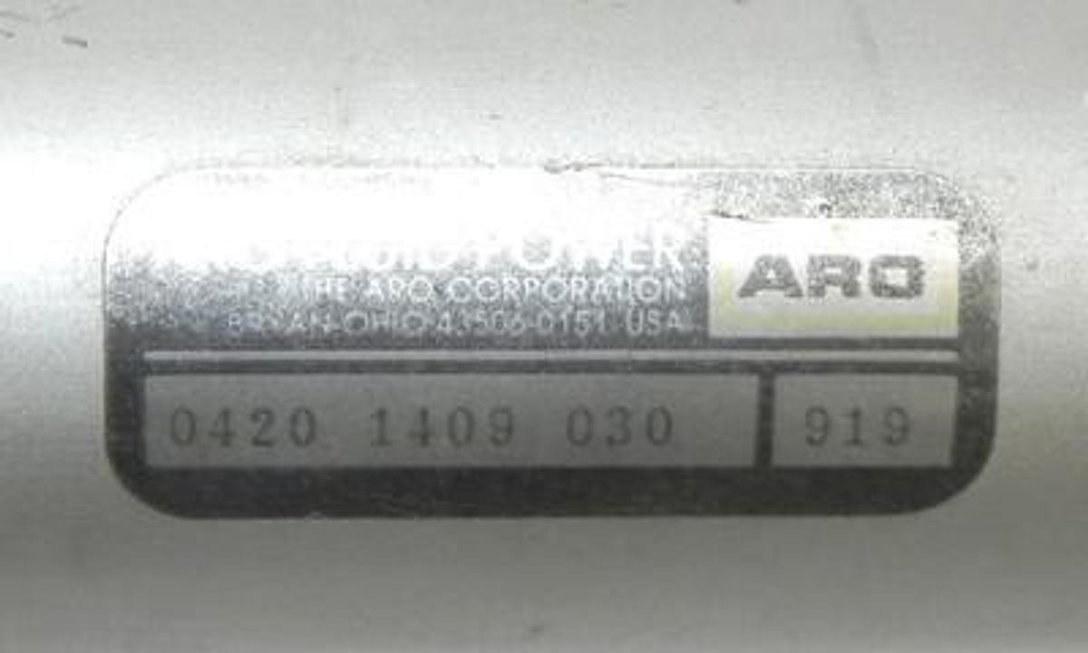 Used ARO FLUID POWER 0420 1409 030 CYLINDER 04201409030919