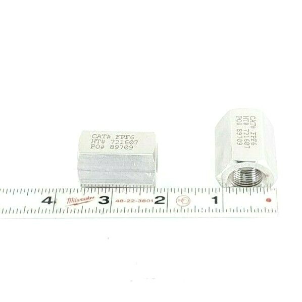 Used LOT OF 2 NEW BUETECH FPF6 COUPLINGS HT# 721607, PO# 89709