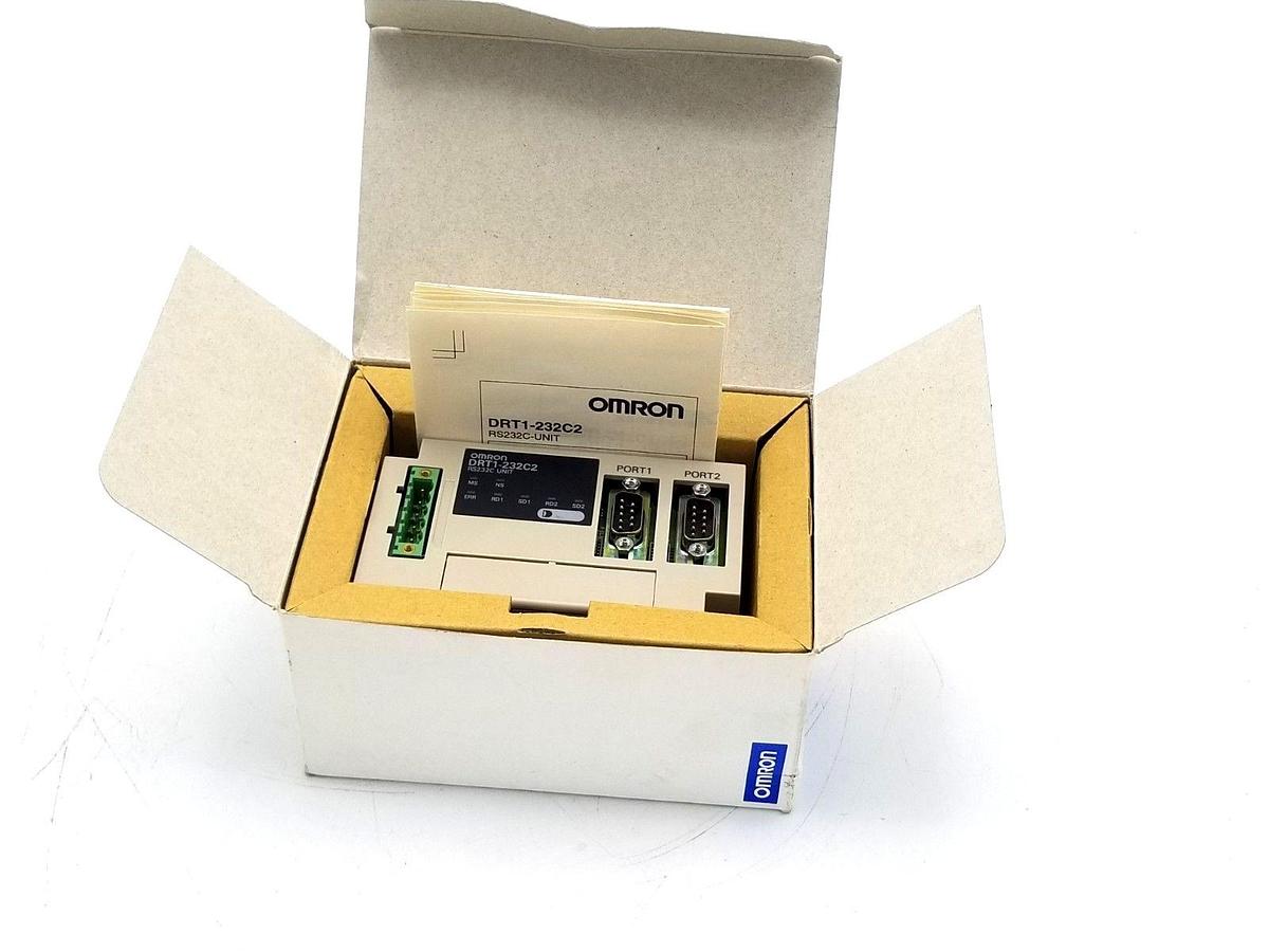 NIB OMRON DRT1-232C2 RS23SC UNIT 2 PORTS 24V, DRT1232C2