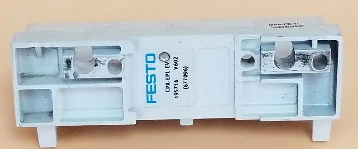 Used FESTO CPX-EPL-EV END COVER PLATE 195716 V602 (677096) 665986 MPA-FB-VI 00530411