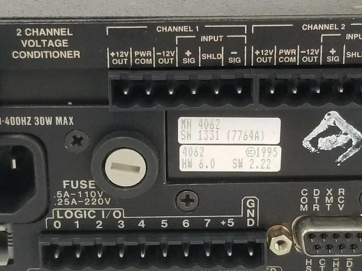 Used DAYTRONIC 4062 SERIES CONTROLLER 4062 HW: 6.0, 110/220 VAC 50-400HZ 30W MAX