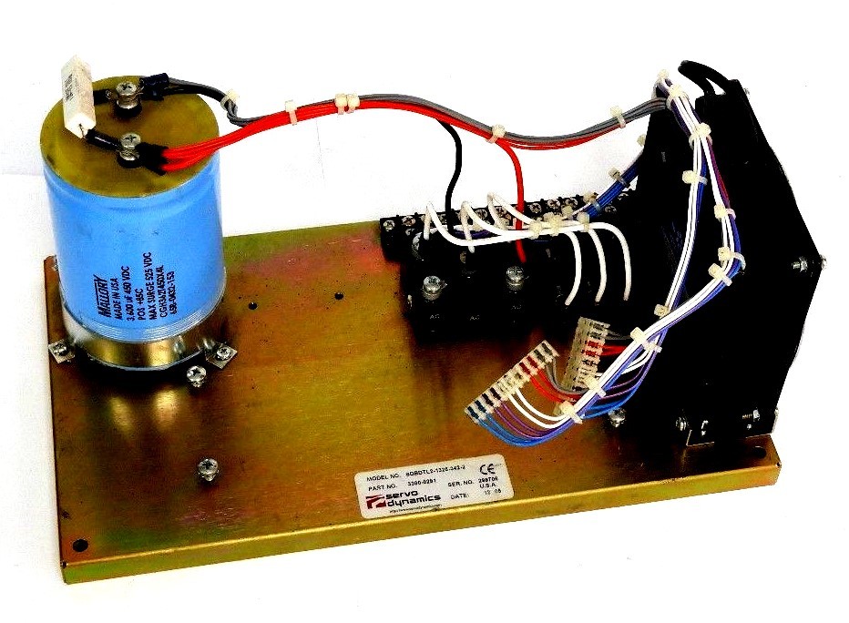 Used SERVO DYNAMICS 3300-0291 MODEL SDBDTL2-1325-342-2 SERVO DRIVE CHASSIS 33000291