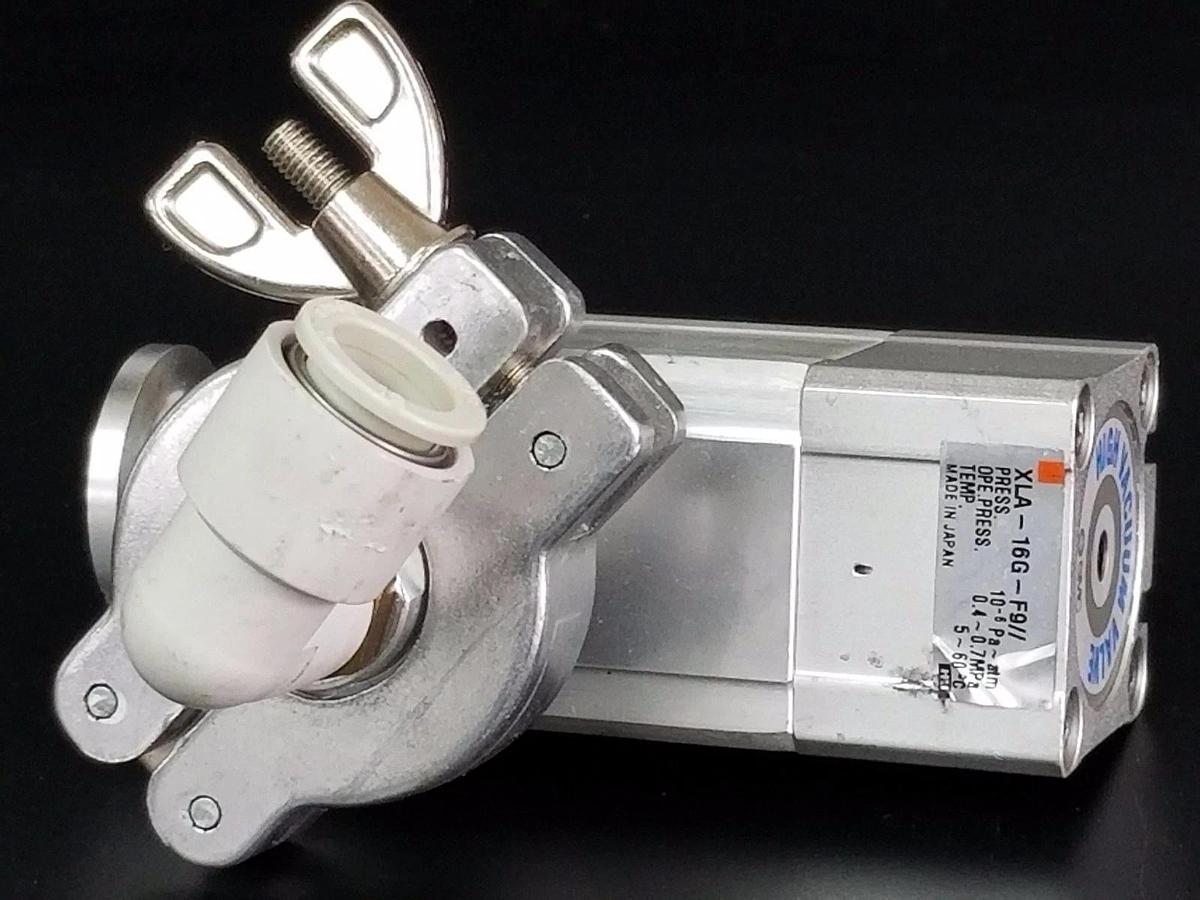 Used SMC XLA-16G-F9 HIGH VACUUM VALVE XLA16GF9, 0.4-0.7MPa