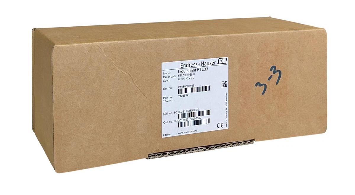 ENDRESS+HAUSER FTL33-1P58/0 / FTL33-CA4M3AB3CJ Liquiphant FTL33 10-30VDC NSMP