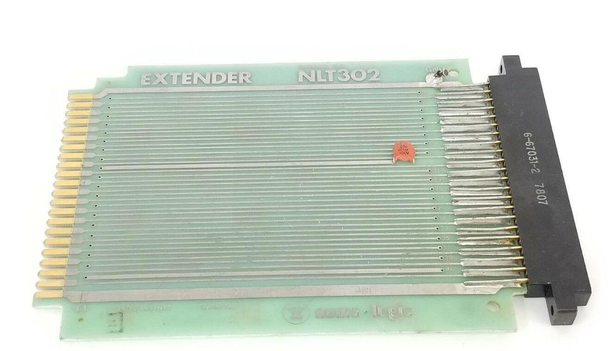 Used WESTINGHOUSE NUMA-LOGIC NLT-302 EXTENDER BOARD, 6-67031-2, 250C395H02, NLT302