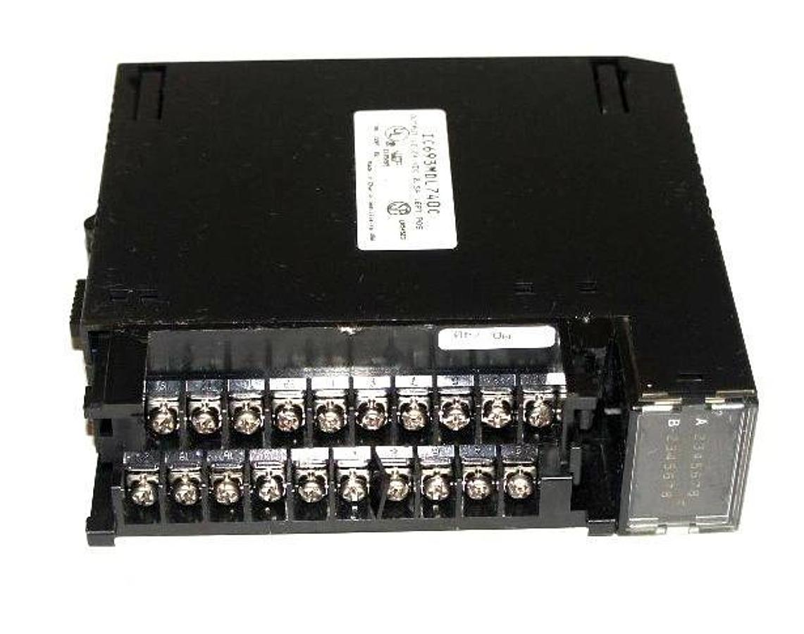 Used GE FANUC IC693MDL740C OUTPUT MODULE 12-24 VDC, 0.5 A, 16 PT, MISSING DOOR