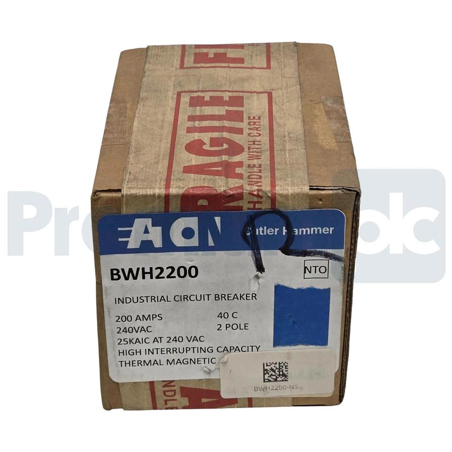 Eaton Cutler-Hammer BWH2200 BR Main Circuit Breaker 200A 2P 120/240V 25kA NSNP 786676460606