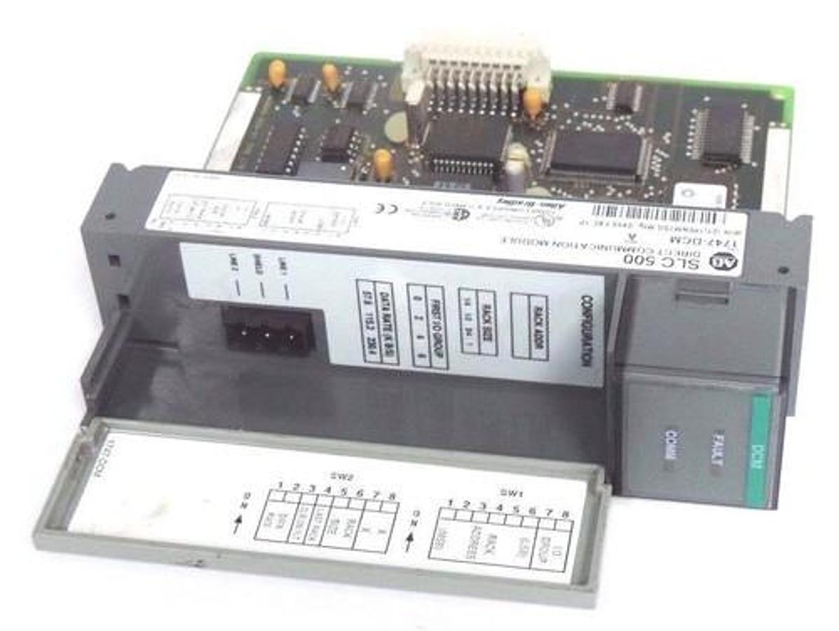 Used ALLEN BRADLEY 1747-DCM DIRECT COMMUNICATION MODULE 1747DCM SER. A MFG: 0499