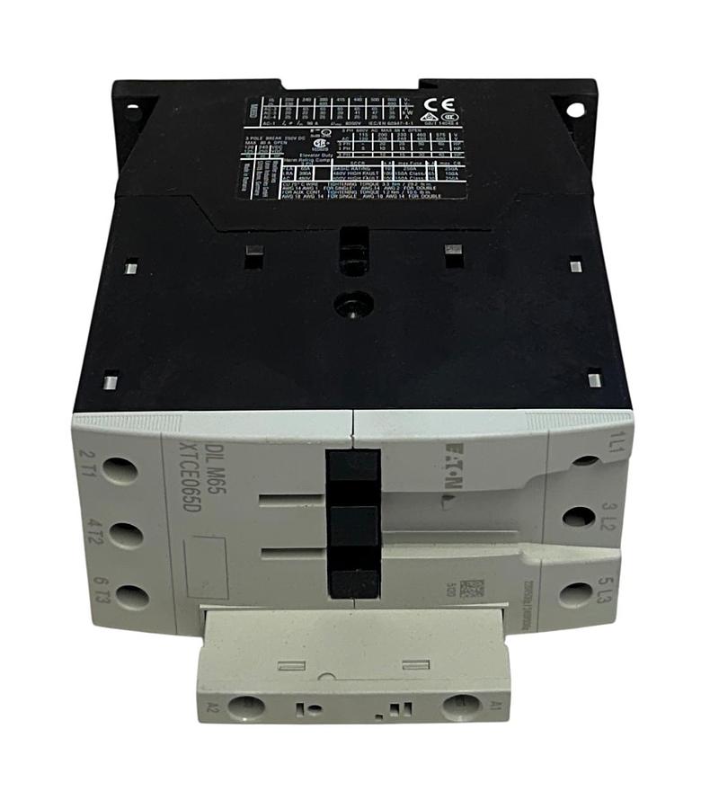 Used EATON XTCE065D00B-GR1 / DIL M65 / XTCE065D00B XT IEC CONTACTOR 3-3016-097A NSMP