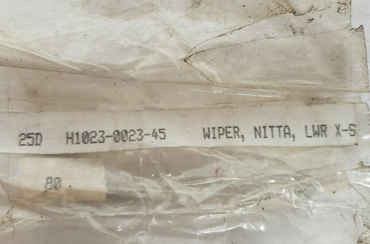 Used NEW OKUMA H1023-0023-45 WIPER SET 25D NITTA LWR X-SLIDE H1023-0025-15