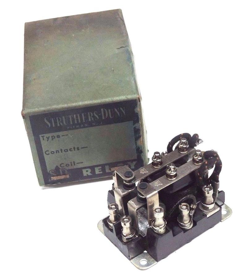 NIB STRUTHERS DUNN INC. 18XBX COIL 12 DC, 115V, AMPS: 0.5