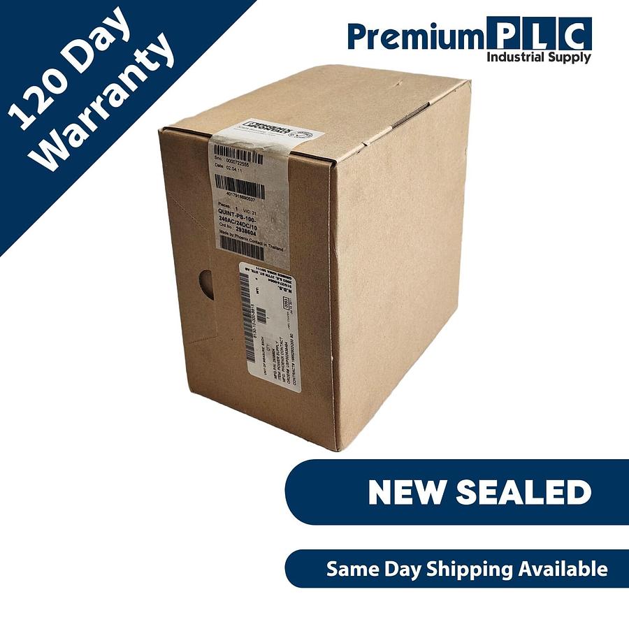 Used NEW PHOENIX CONTACT QUINT-PS-100-240AC/24DC/10 SWITCHING POWER SUPPLY 2938604