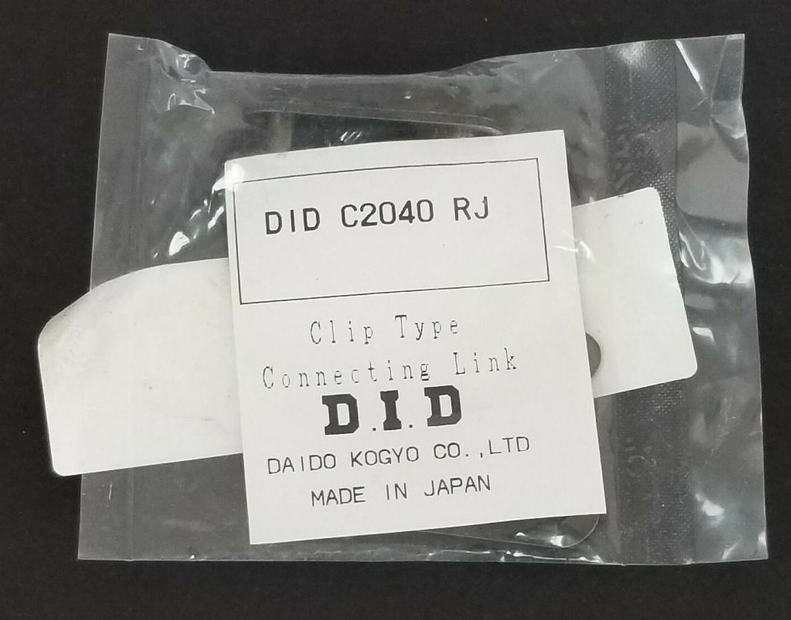 Used NEW DAIDO KOGYO DID C2040 RJ CLIP TYPE CHAIN CONNECTING LINK
