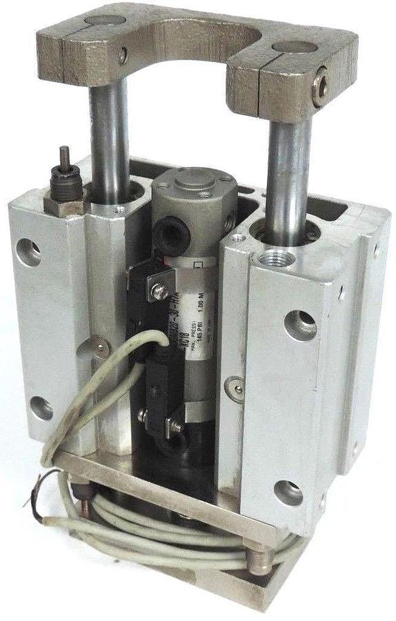 Used SMC MGGMB20-30-H7A1-XC18 GUIDED CYLINDER SLIDE BEARING MGG SERIES