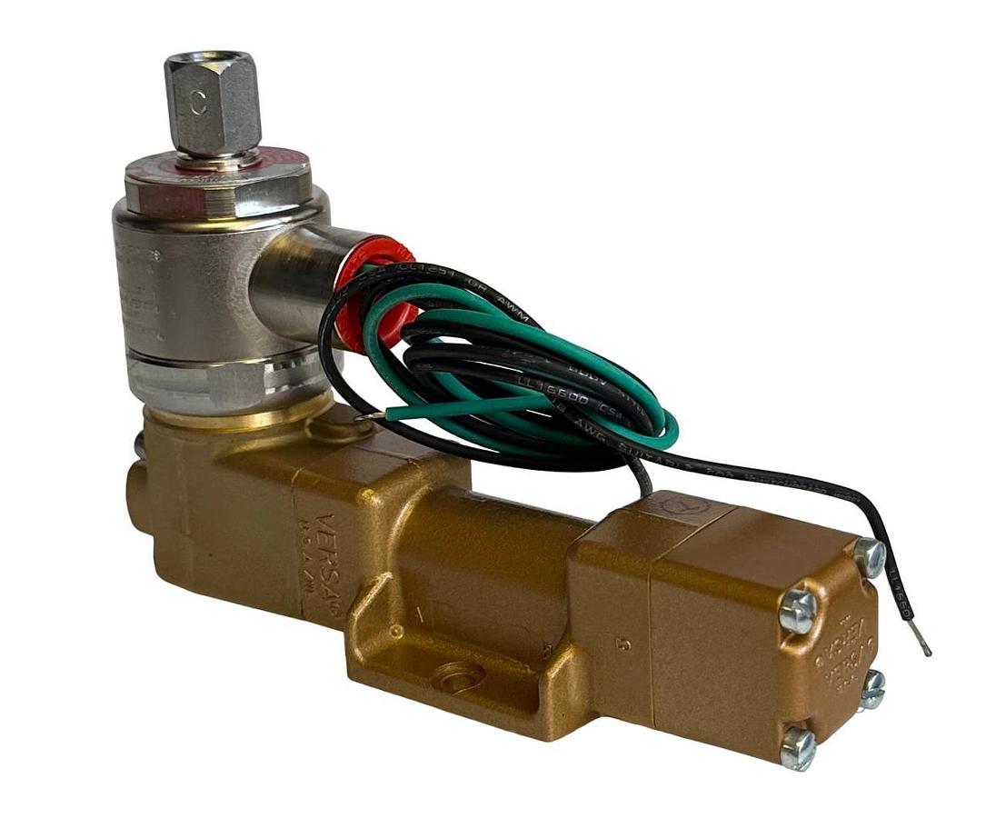 NEW VERSA VALVE VSG-4332-H-XX-A120 / VSG4332HXXA120 4-WAY VALVE 2-POSITION 120V