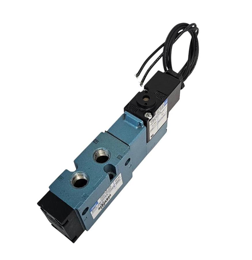 Used MAC VALVES 811C-PM-507AA-152AG SOLENOID VALVE 811CPM507AA152AG, PME-501CA PILOT