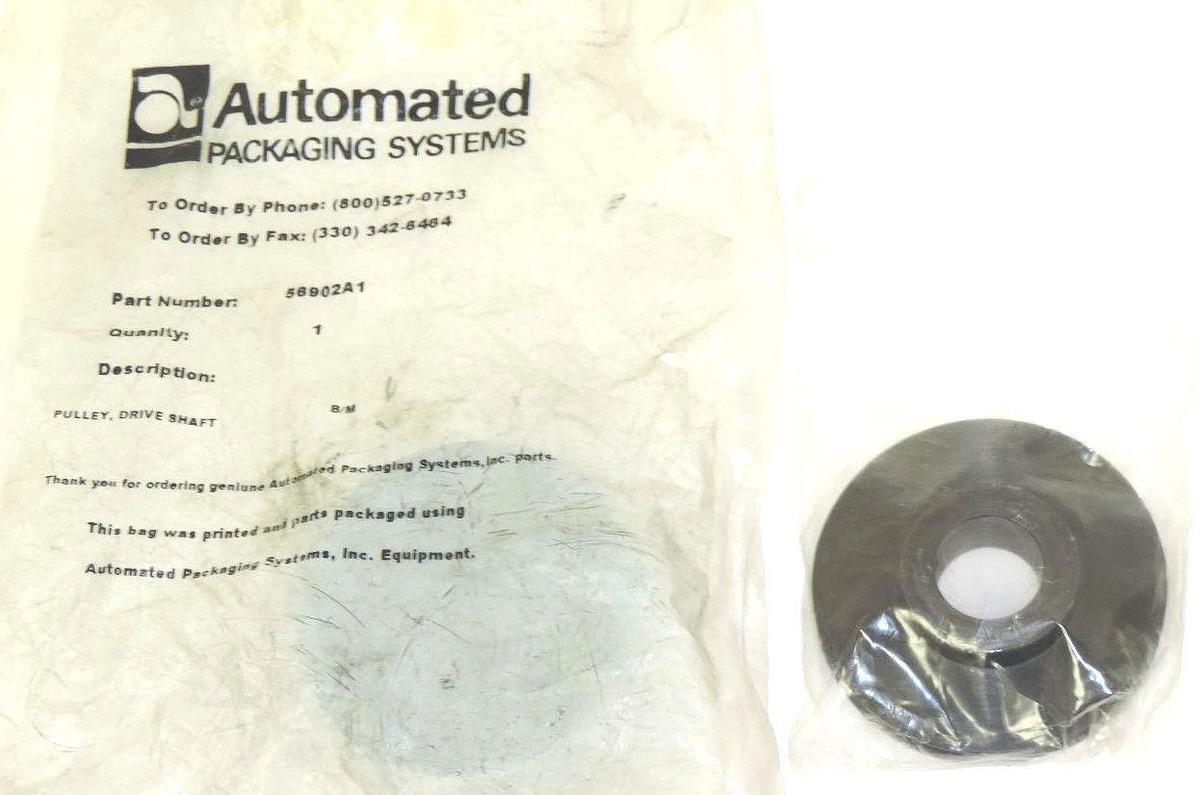 Used LOT OF 2 NEW AUTOMATED PACKAGING SYSTEMS 56902A1 PULLEY, DRIVE SHAFT