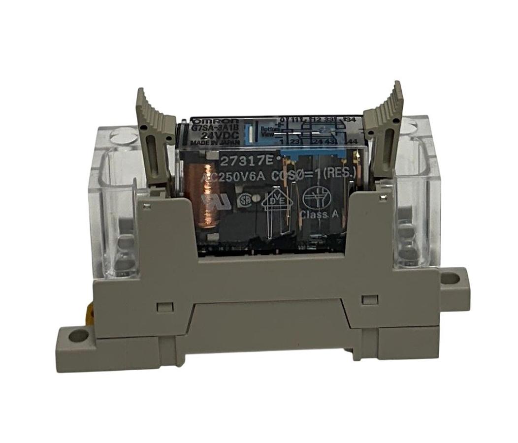 Used OMRON FGRMS31-24-LED / 445322021 / FGRMS31 RELAY ASSEMBLY 24VDC NSMP