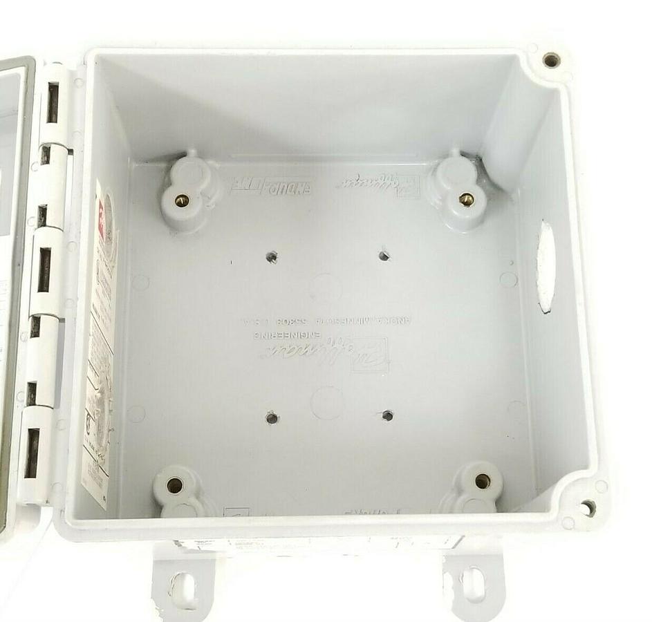 Used HOFFMANN A-664CHSCFGW ENCLOSURE 6.00X6.00X4.00 ECOLAB CONTROL MASTER JR