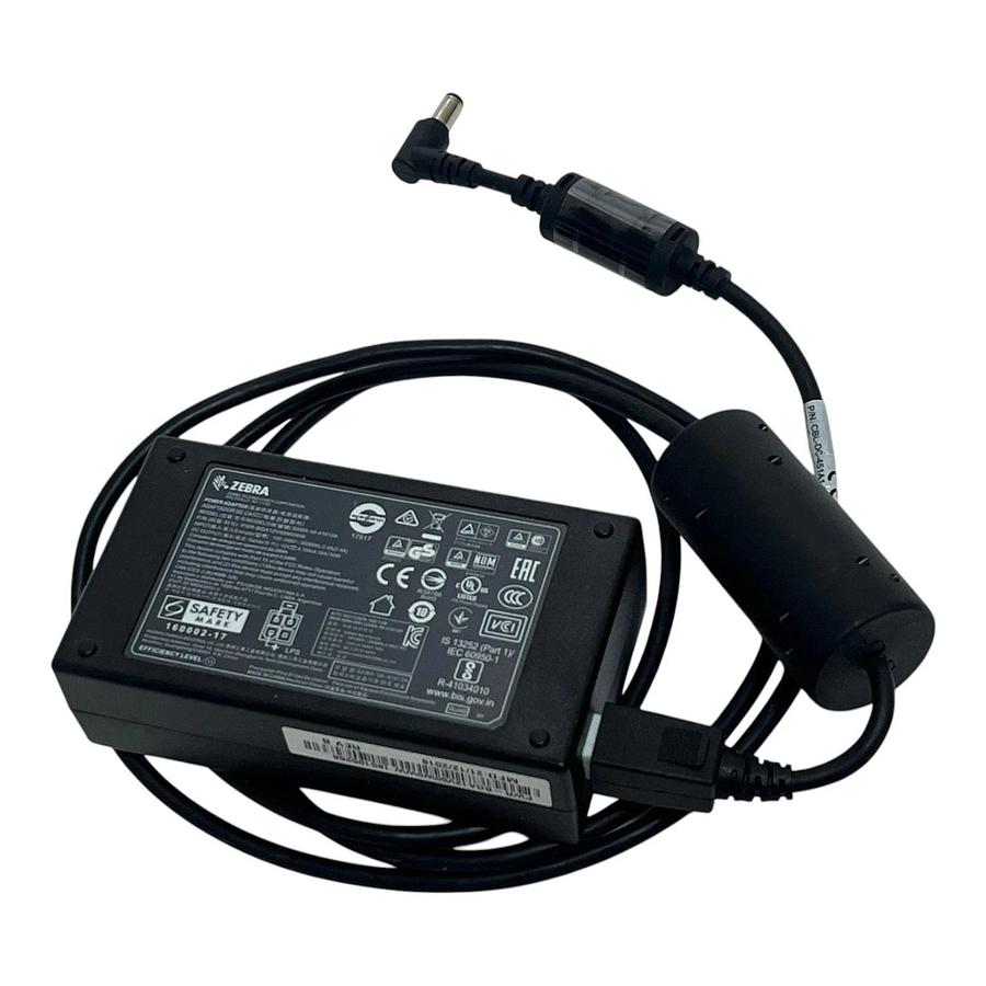 Used Zebra PWR-BGA12V50W0WW Power Supply SAWA-56-41612A Adapter CBL-DC-451A1-01